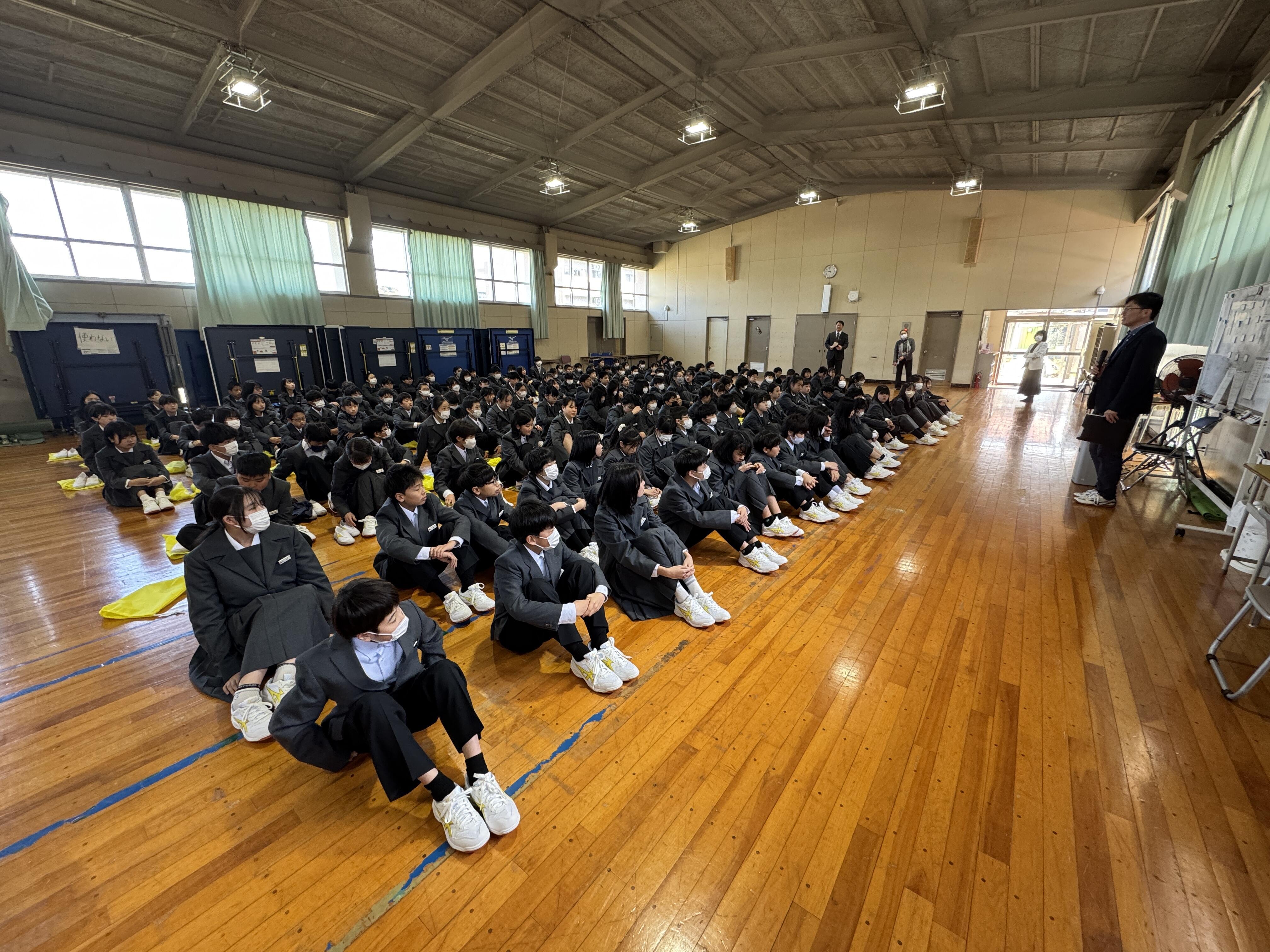 学年集会の様子